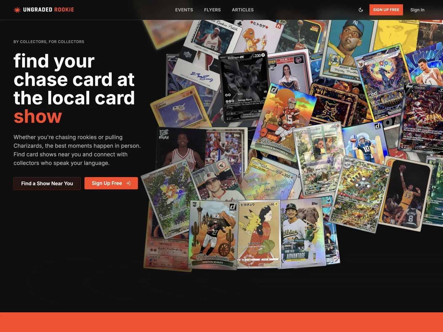 Ungraded Rookie homepage